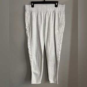 Adidas Gray Three Stripe Sweatpants Womens Size XL Pants‎ w Pockets